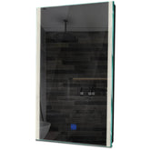 Specchio LED Verticale | Pulsante touch | Luce bianca neutra - Reyze Serie Edge Modello 7